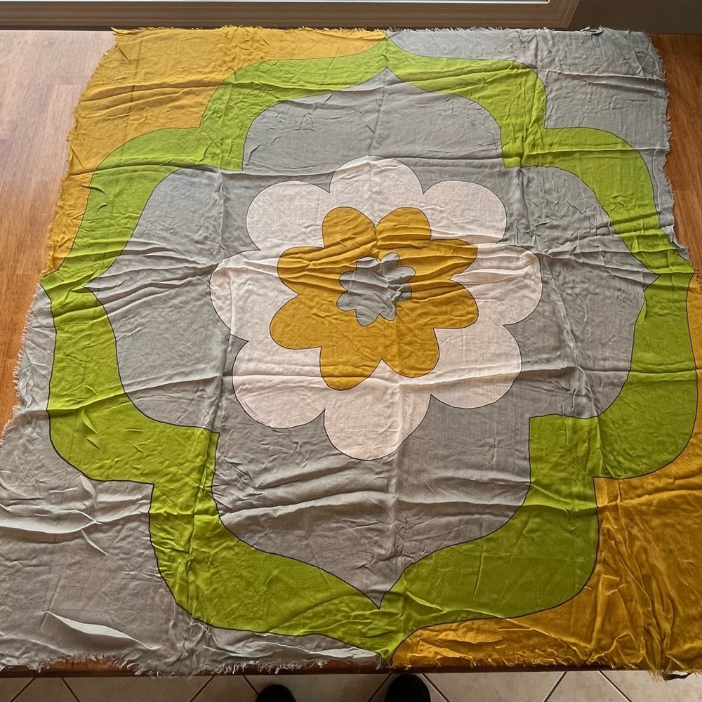 Floral scarf by Jonathan Adler